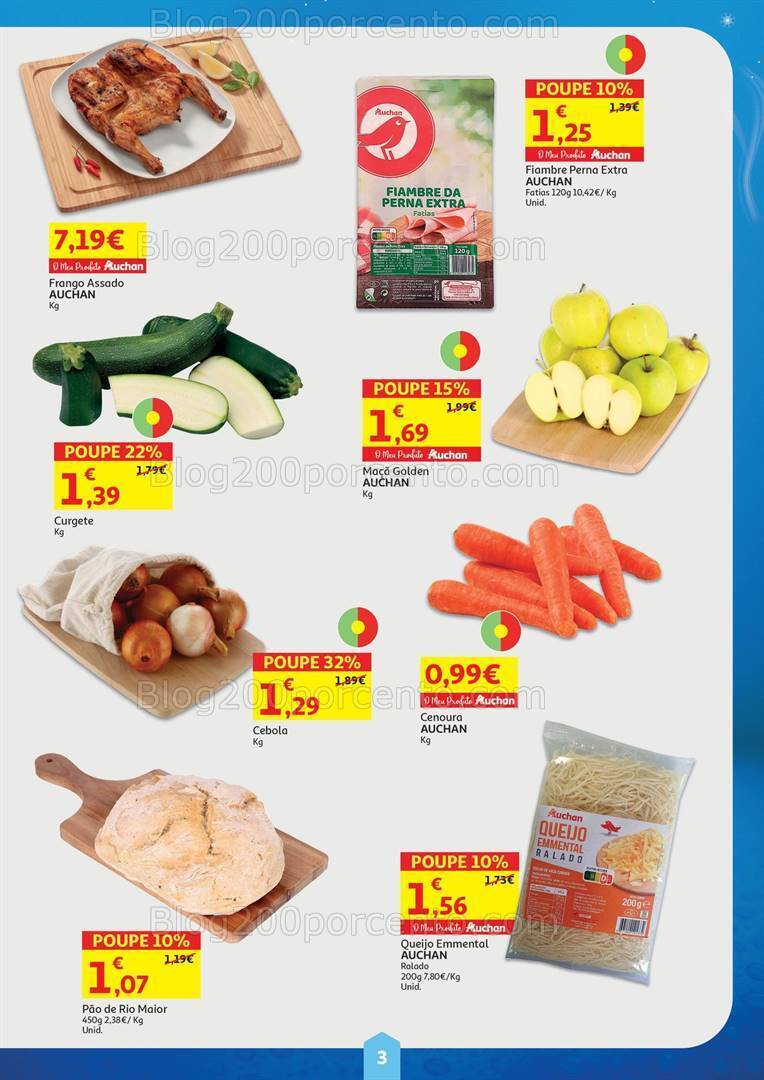 Antevisão Folheto AUCHAN Preços Congelados Promoções de 1 a 31 julho