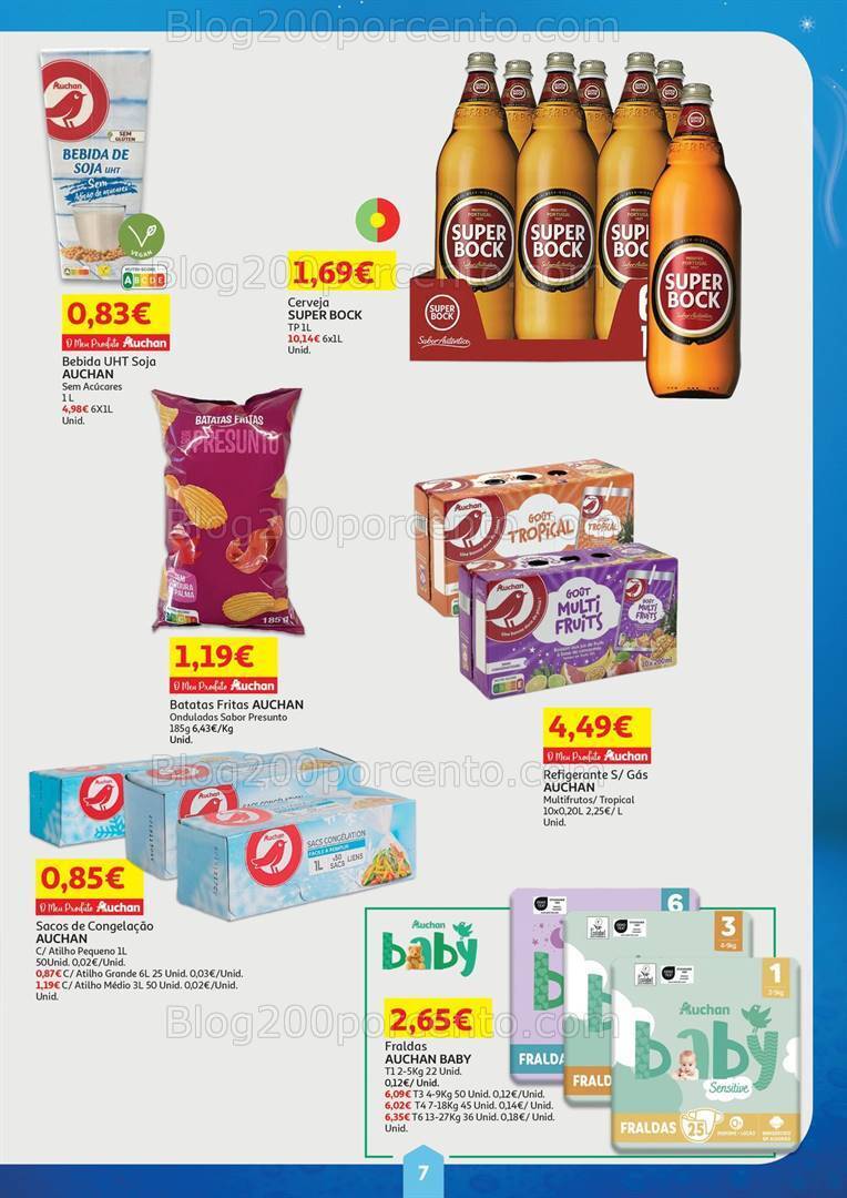Antevisão Folheto AUCHAN Preços Congelados Promoções de 1 a 31 julho
