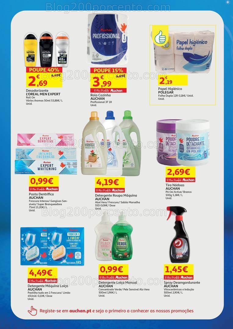 Antevisão Folheto AUCHAN Preços Congelados Promoções de 1 a 31 julho