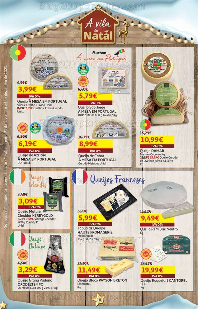 Antevisão Folheto AUCHAN Presentes de Natal + Promoções de 21 novembro a 6 dezembro