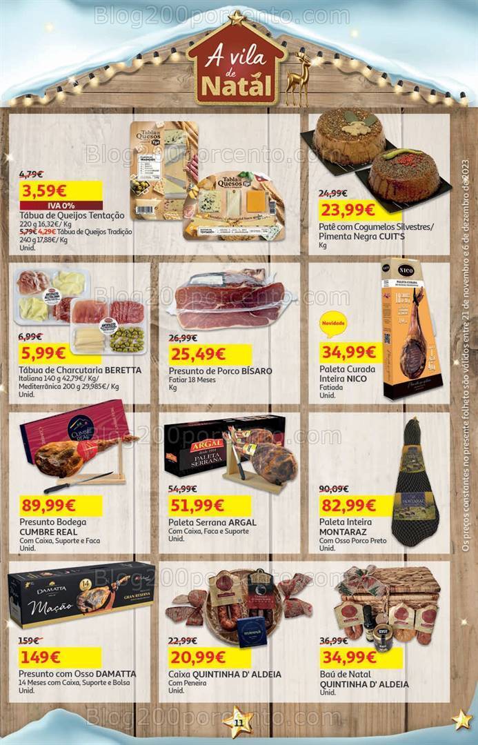 Antevisão Folheto AUCHAN Presentes de Natal + Promoções de 21 novembro a 6 dezembro