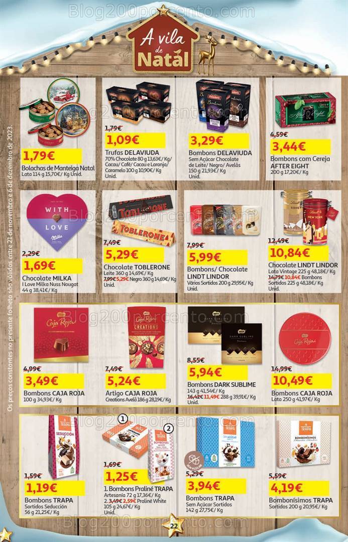 Antevisão Folheto AUCHAN Presentes de Natal + Promoções de 21 novembro a 6 dezembro