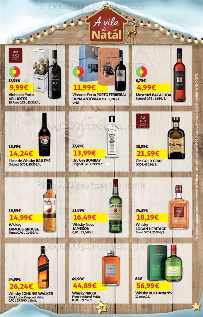 Antevisão Folheto AUCHAN Presentes de Natal + Promoções de 21 novembro a 6 dezembro