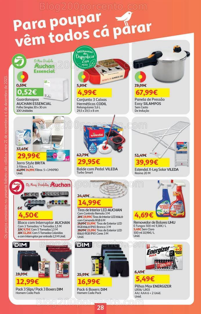 Antevisão Folheto AUCHAN Presentes de Natal + Promoções de 21 novembro a 6 dezembro