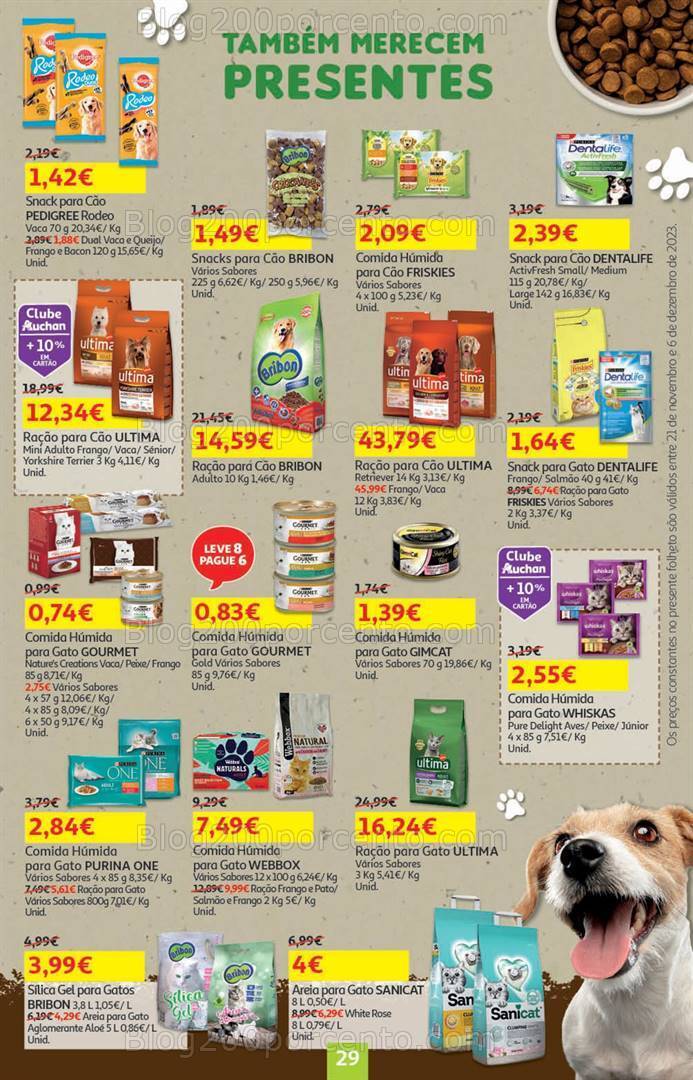 Antevisão Folheto AUCHAN Presentes de Natal + Promoções de 21 novembro a 6 dezembro