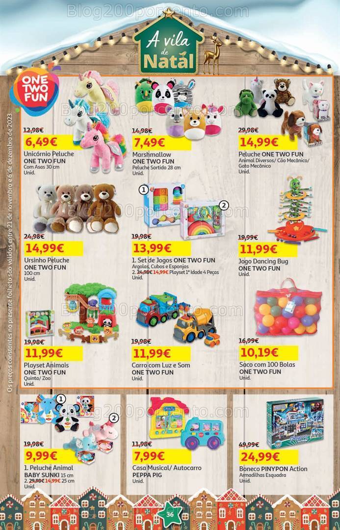 Antevisão Folheto AUCHAN Presentes de Natal + Promoções de 21 novembro a 6 dezembro
