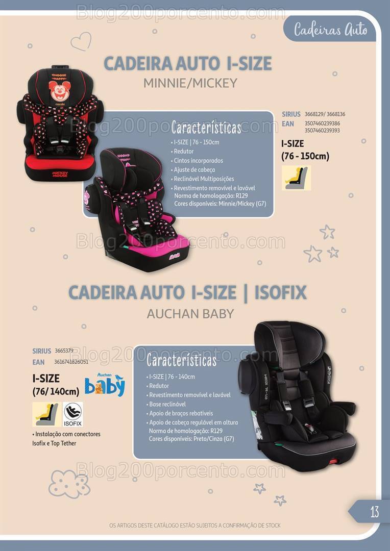 Antevisão Catálogo AUCHAN Puericultura até 31 dezembro 2024