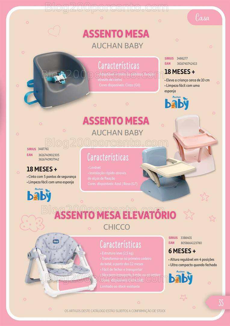 Antevisão Catálogo AUCHAN Puericultura até 31 dezembro 2024