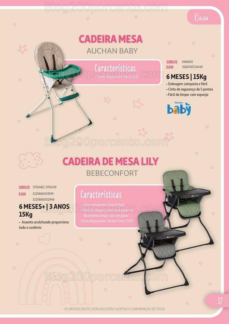 Antevisão Catálogo AUCHAN Puericultura até 31 dezembro 2024