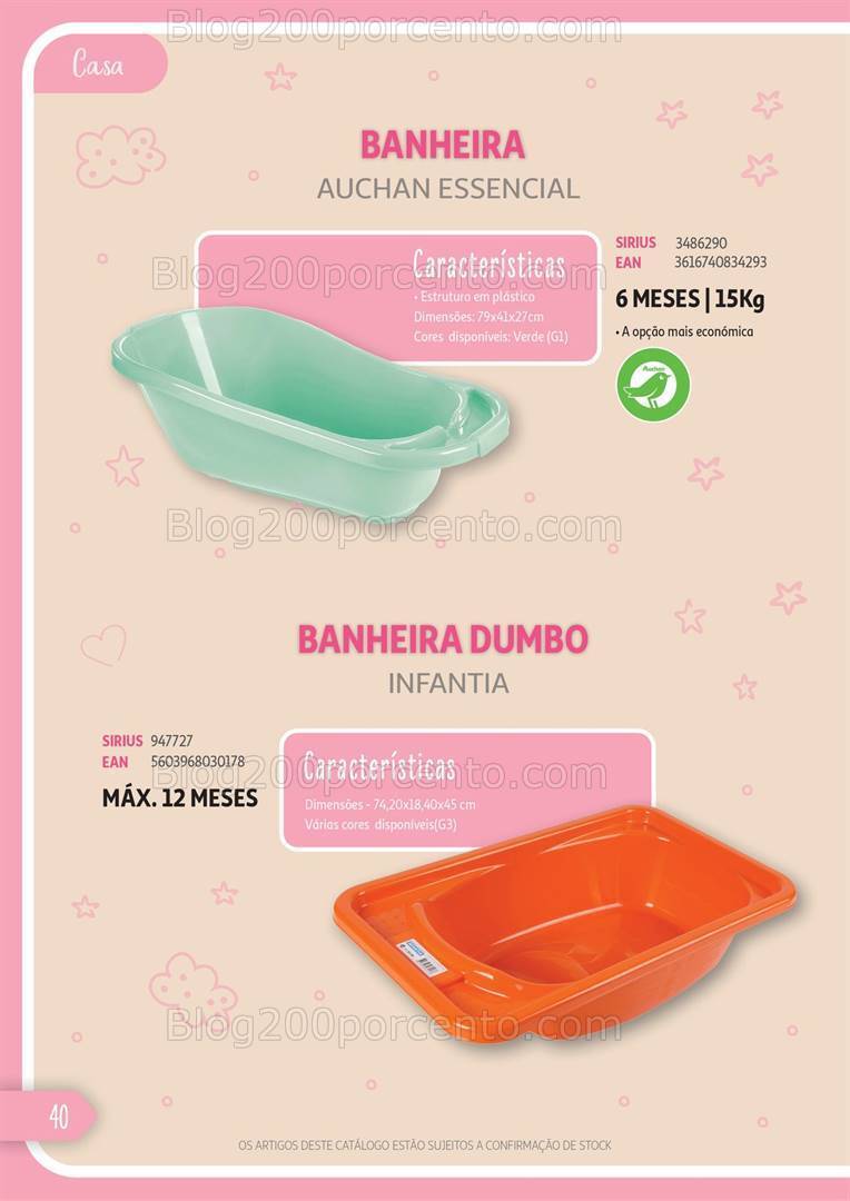 Antevisão Catálogo AUCHAN Puericultura até 31 dezembro 2024