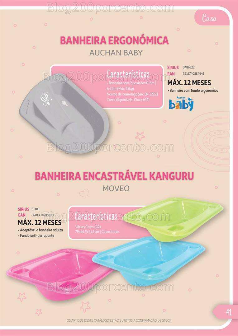 Antevisão Catálogo AUCHAN Puericultura até 31 dezembro 2024