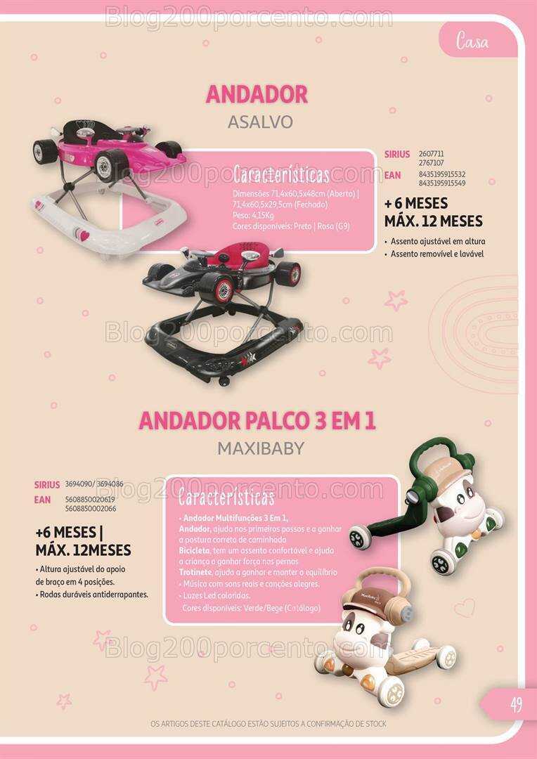 Antevisão Catálogo AUCHAN Puericultura até 31 dezembro 2024