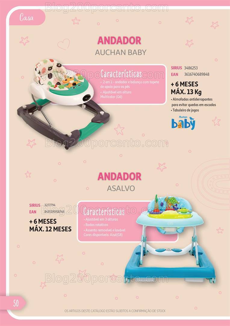 Antevisão Catálogo AUCHAN Puericultura até 31 dezembro 2024
