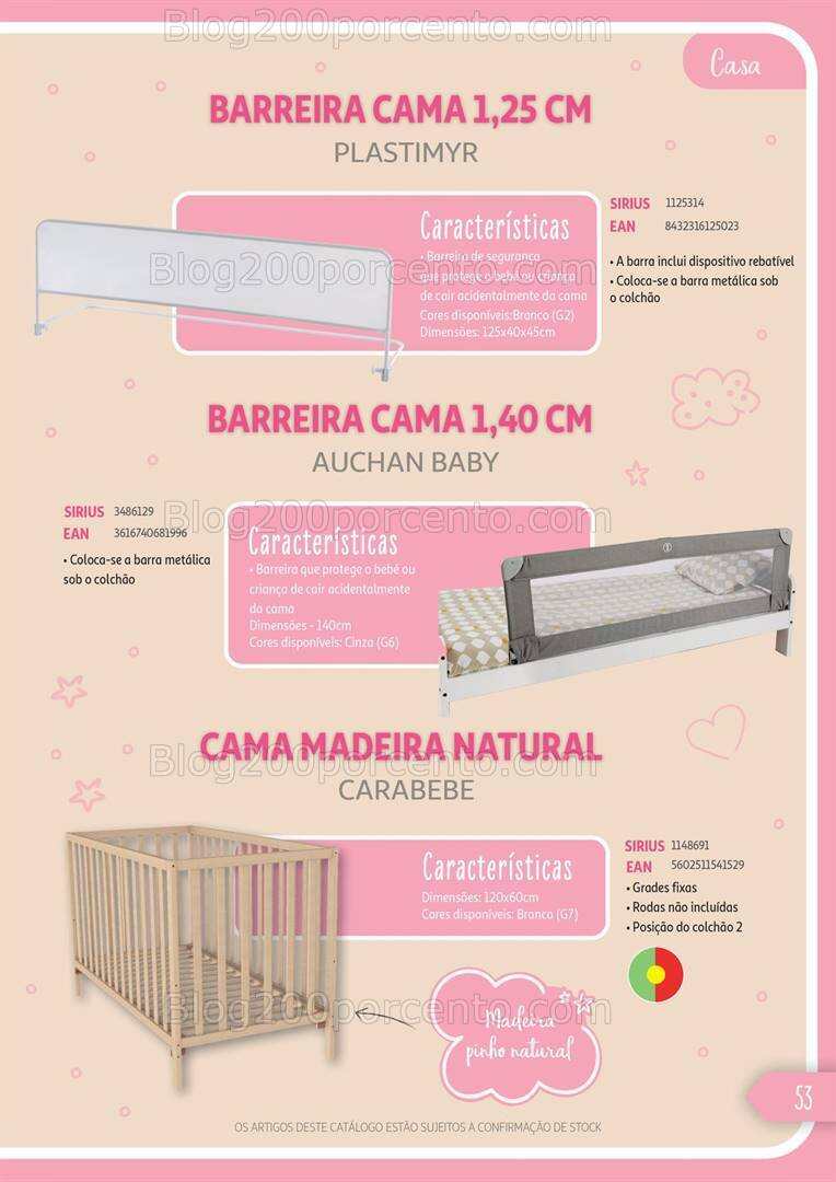 Antevisão Catálogo AUCHAN Puericultura até 31 dezembro 2024