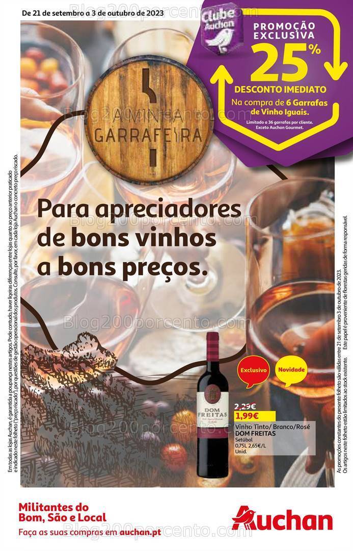 Antevisão Folheto AUCHAN Feira QEV Promoções de 21 setembro a 3 outubro