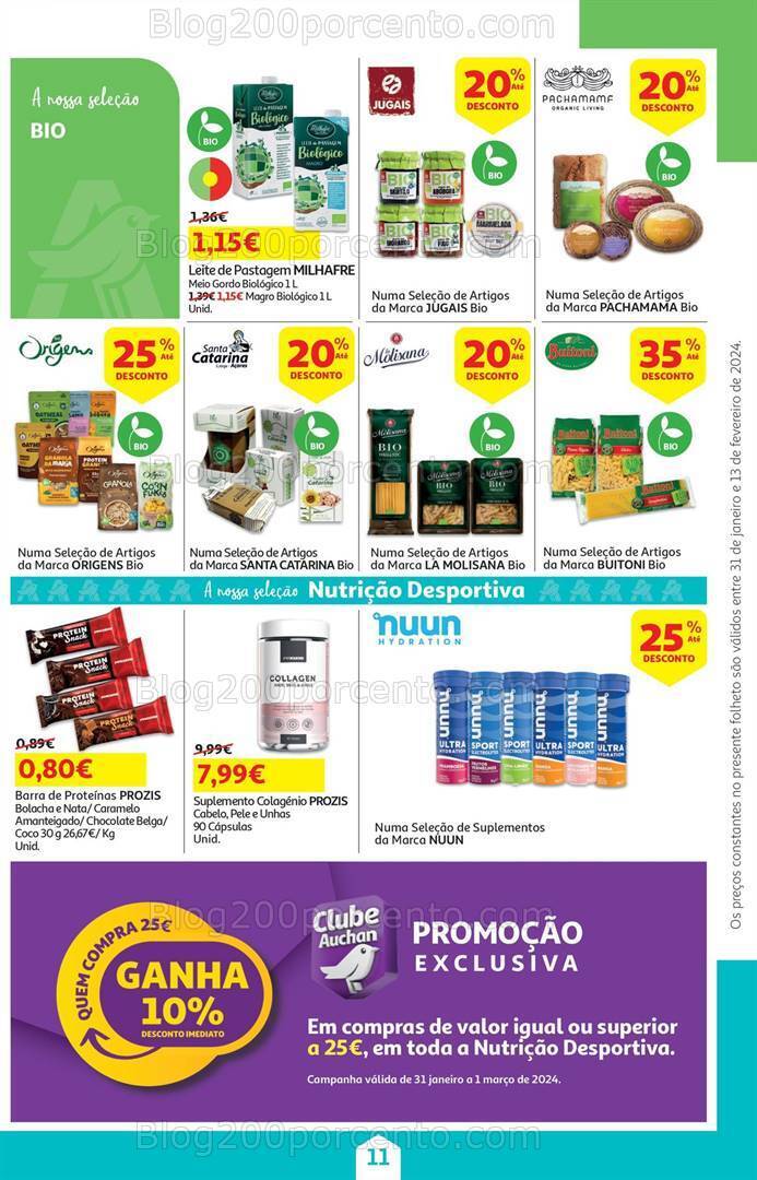 Antevisão Folheto AUCHAN Promoções de 31 janeiro a 13 fevereiro