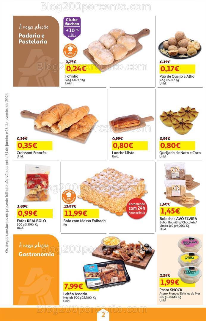 Antevisão Folheto AUCHAN Promoções de 31 janeiro a 13 fevereiro