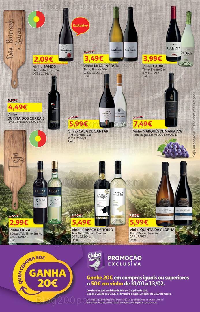 Antevisão Folheto AUCHAN Promoções de 31 janeiro a 13 fevereiro