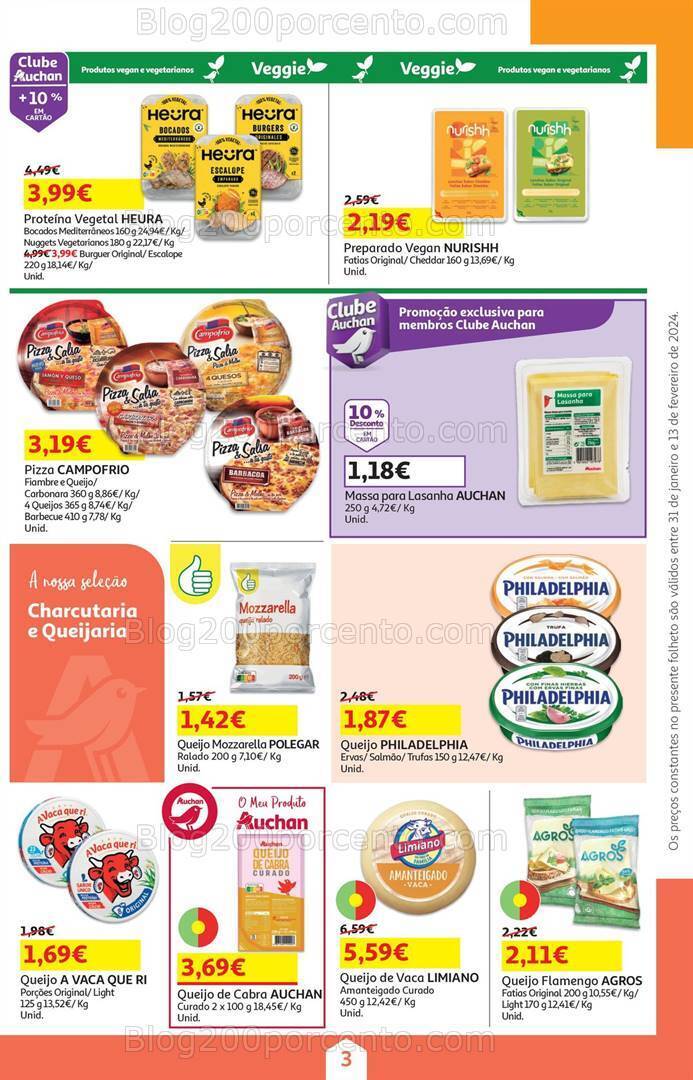 Antevisão Folheto AUCHAN Promoções de 31 janeiro a 13 fevereiro