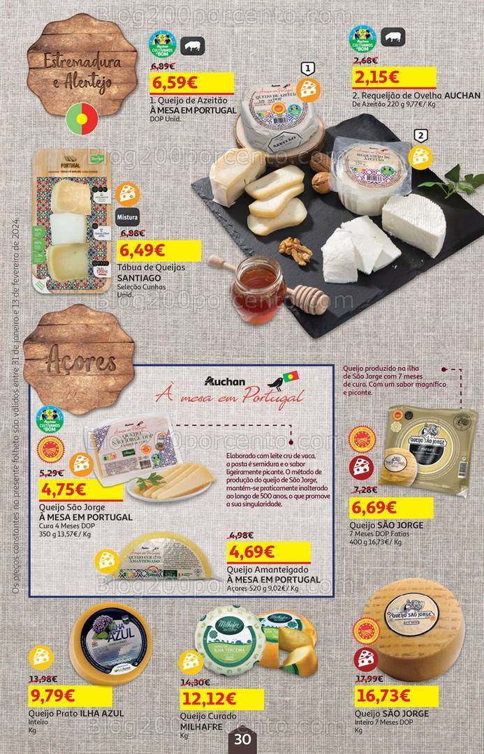Antevisão Folheto AUCHAN Promoções de 31 janeiro a 13 fevereiro