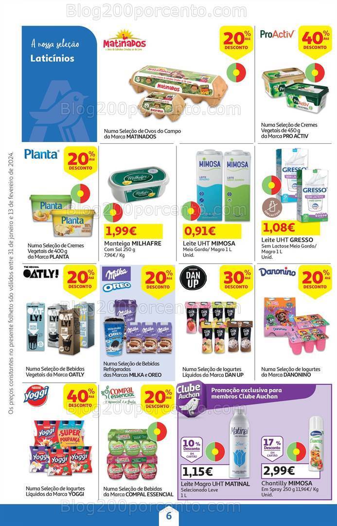 Antevisão Folheto AUCHAN Promoções de 31 janeiro a 13 fevereiro