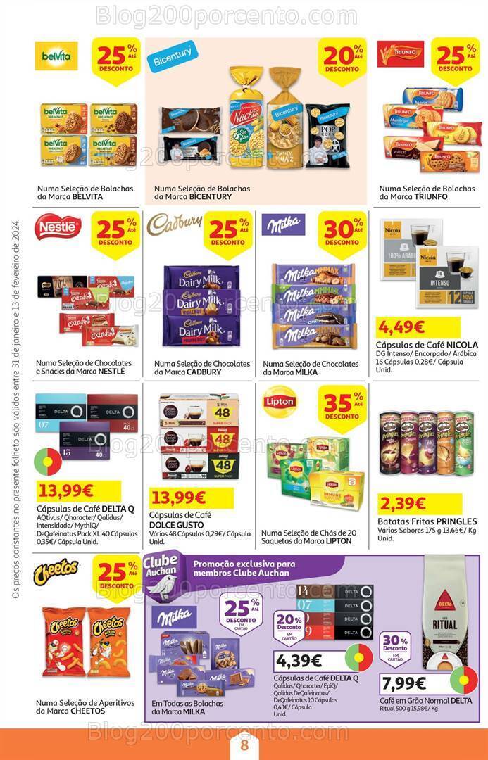 Antevisão Folheto AUCHAN Promoções de 31 janeiro a 13 fevereiro
