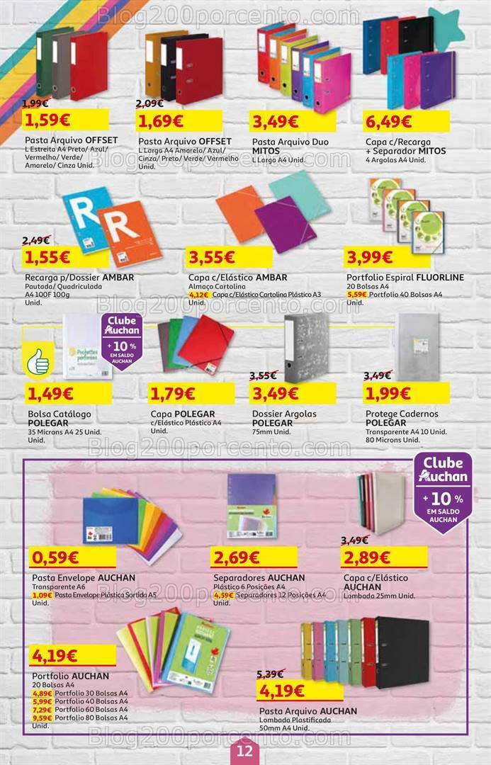 Antevisão Folheto AUCHAN Promoções + Regresso às Aulas - 21 agosto a 4 setembro
