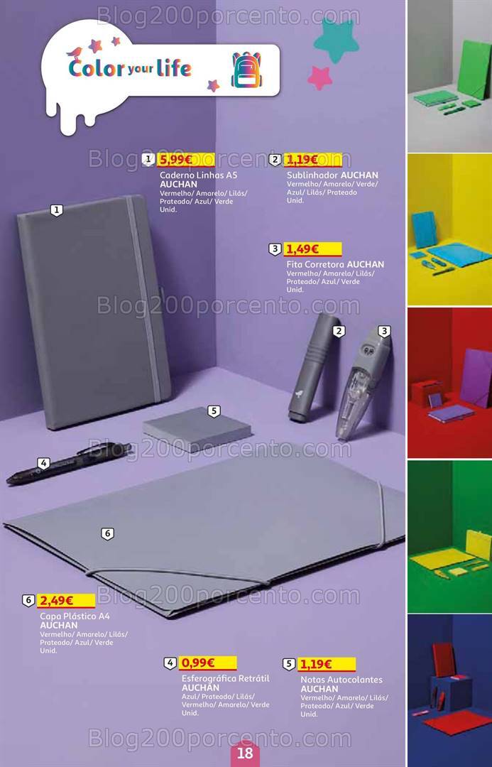 Antevisão Folheto AUCHAN Promoções + Regresso às Aulas - 21 agosto a 4 setembro