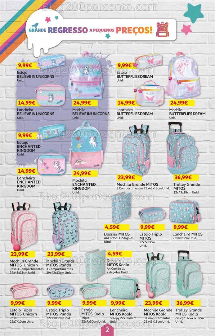 Antevisão Folheto AUCHAN Promoções + Regresso às Aulas - 21 agosto a 4 setembro