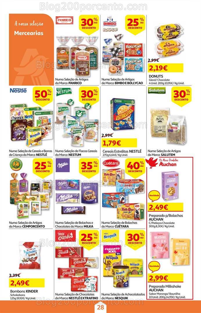 Antevisão Folheto AUCHAN Promoções + Regresso às Aulas - 21 agosto a 4 setembro