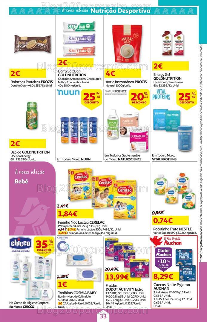 Antevisão Folheto AUCHAN Promoções + Regresso às Aulas - 21 agosto a 4 setembro