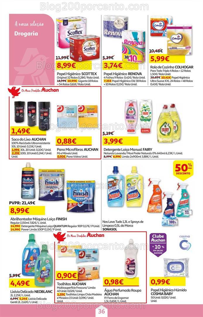 Antevisão Folheto AUCHAN Promoções + Regresso às Aulas - 21 agosto a 4 setembro