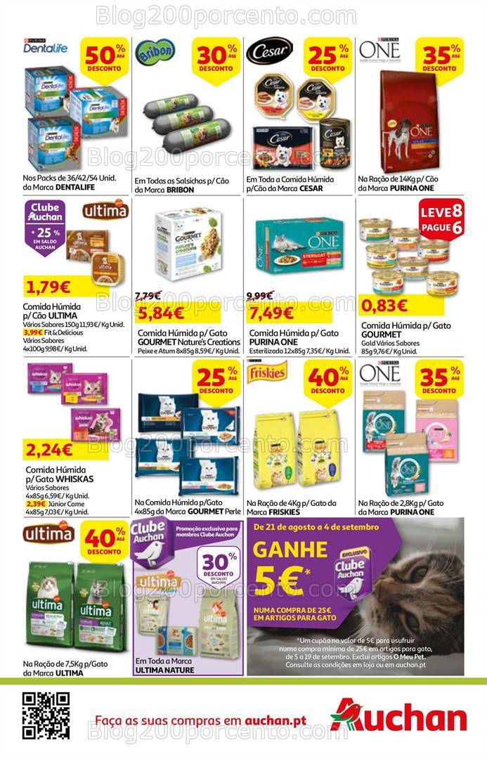 Antevisão Folheto AUCHAN Promoções + Regresso às Aulas - 21 agosto a 4 setembro