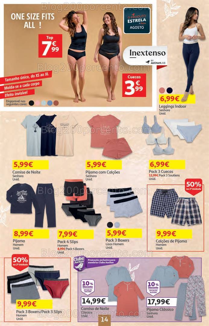 Antevisão Folheto AUCHAN Promoções + Regresso às Aulas - 6 a 20 agosto