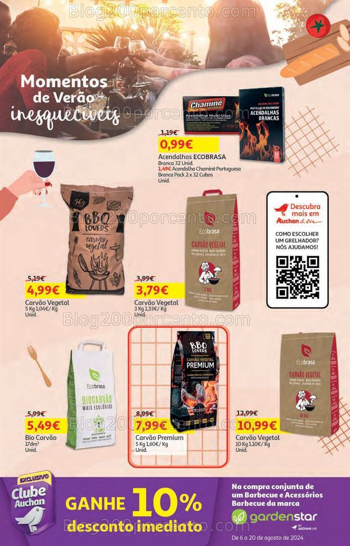 Antevisão Folheto AUCHAN Promoções + Regresso às Aulas - 6 a 20 agosto