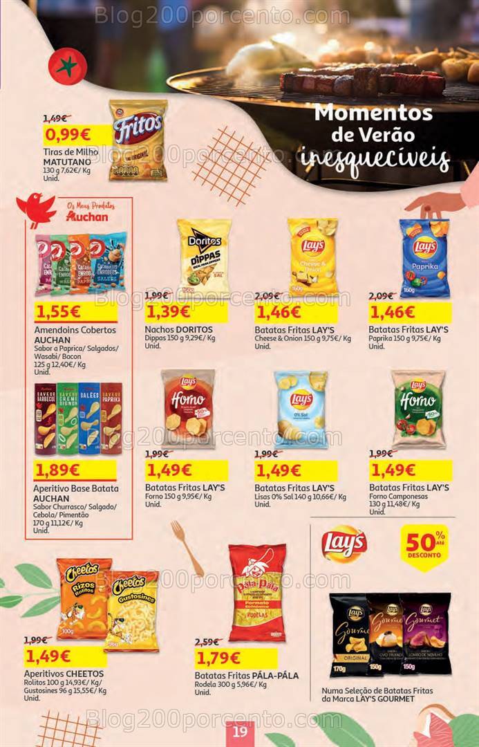 Antevisão Folheto AUCHAN Promoções + Regresso às Aulas - 6 a 20 agosto
