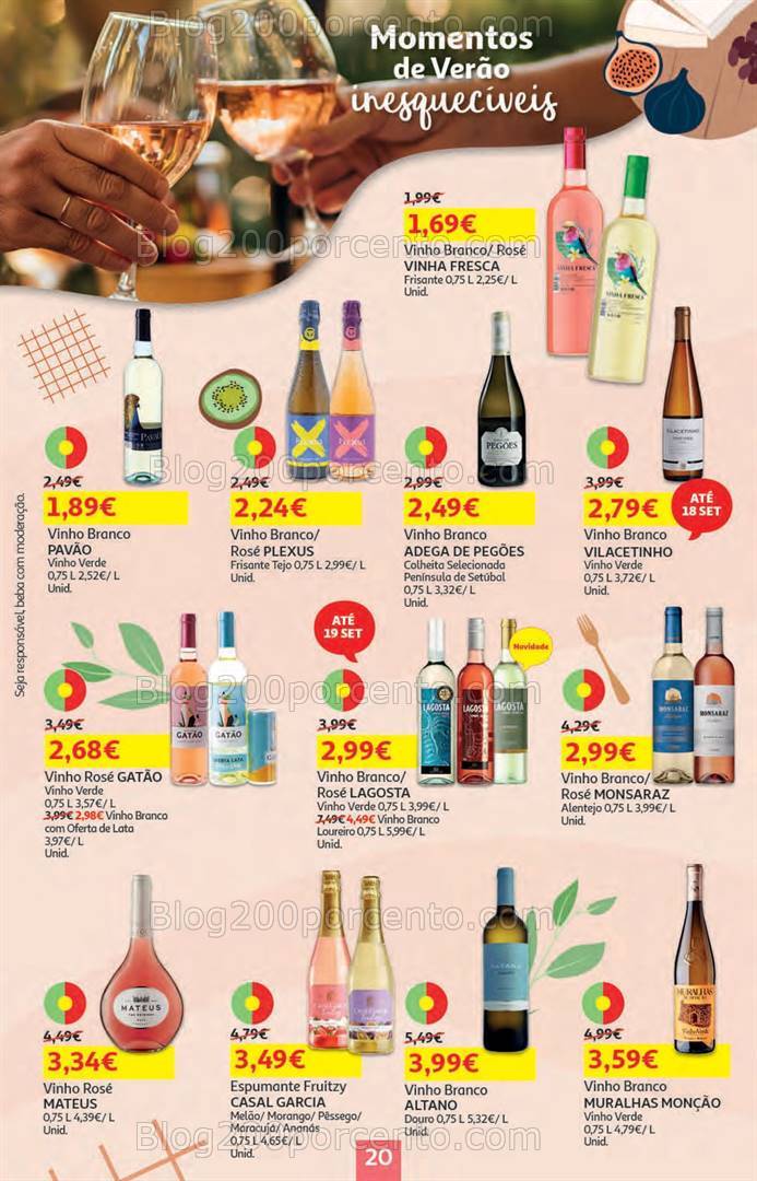 Antevisão Folheto AUCHAN Promoções + Regresso às Aulas - 6 a 20 agosto