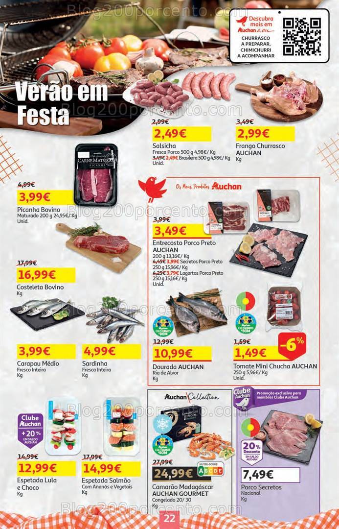 Antevisão Folheto AUCHAN Promoções + Regresso às Aulas - 6 a 20 agosto