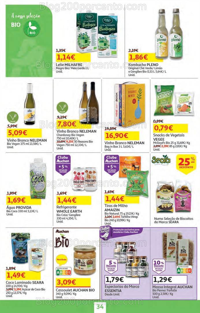 Antevisão Folheto AUCHAN Promoções + Regresso às Aulas - 6 a 20 agosto