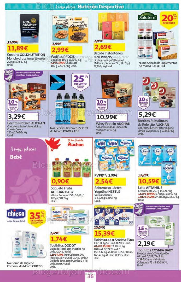 Antevisão Folheto AUCHAN Promoções + Regresso às Aulas - 6 a 20 agosto