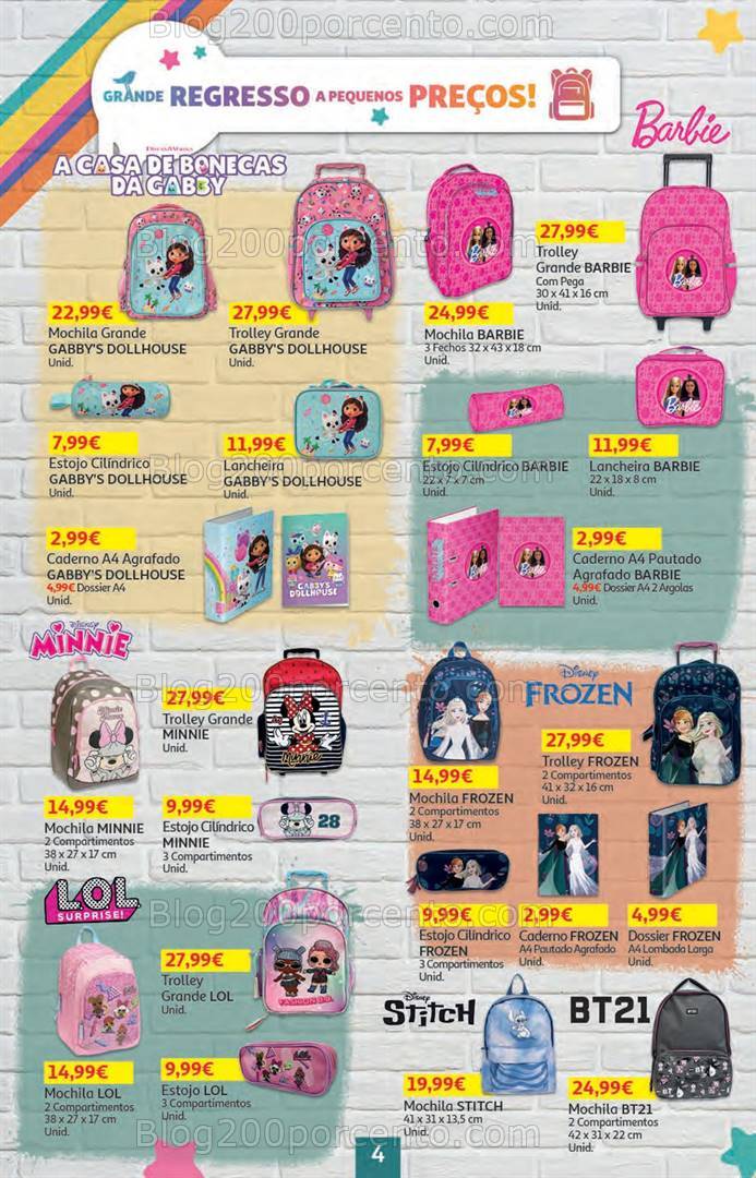 Antevisão Folheto AUCHAN Promoções + Regresso às Aulas - 6 a 20 agosto