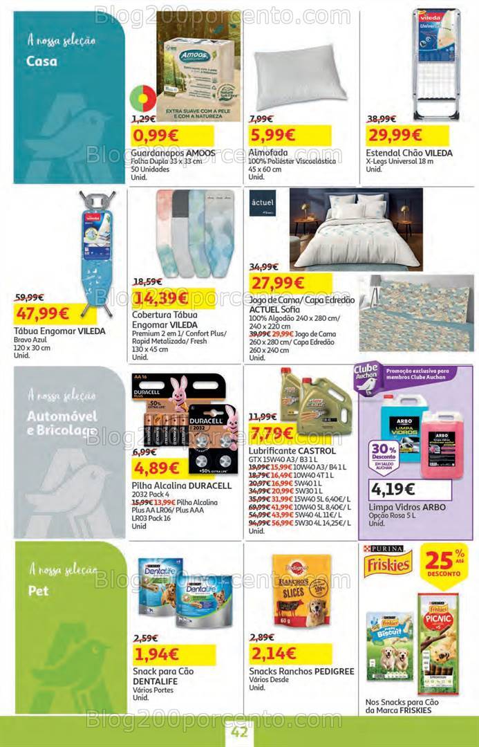 Antevisão Folheto AUCHAN Promoções + Regresso às Aulas - 6 a 20 agosto