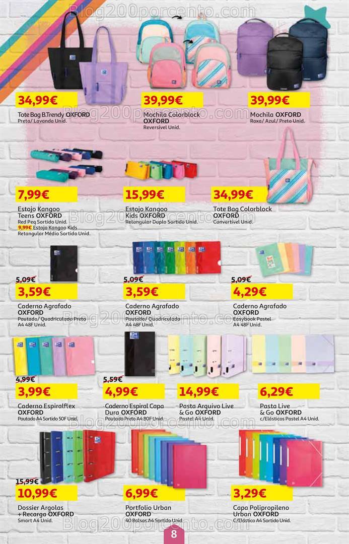 Antevisão Folheto AUCHAN Promoções + Regresso às Aulas - 21 agosto a 4 setembro