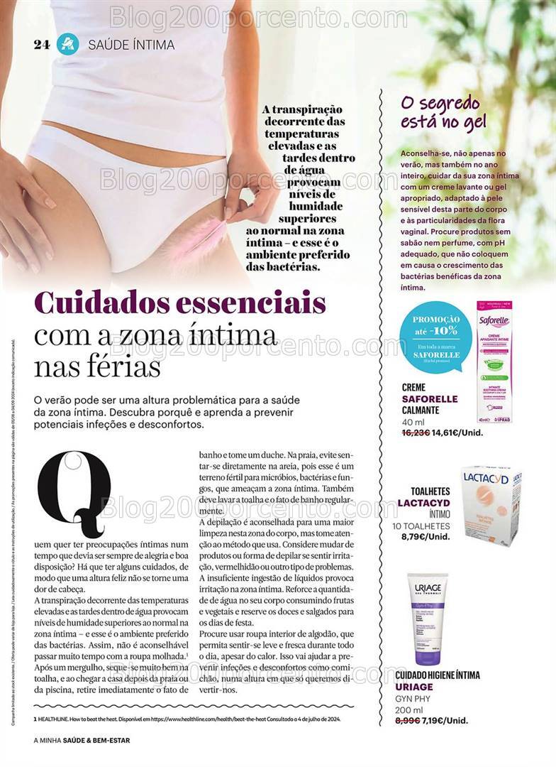 Antevisão Folheto AUCHAN Saúde e Bem-Estar Promoções de 5 agosto a 4 setembro