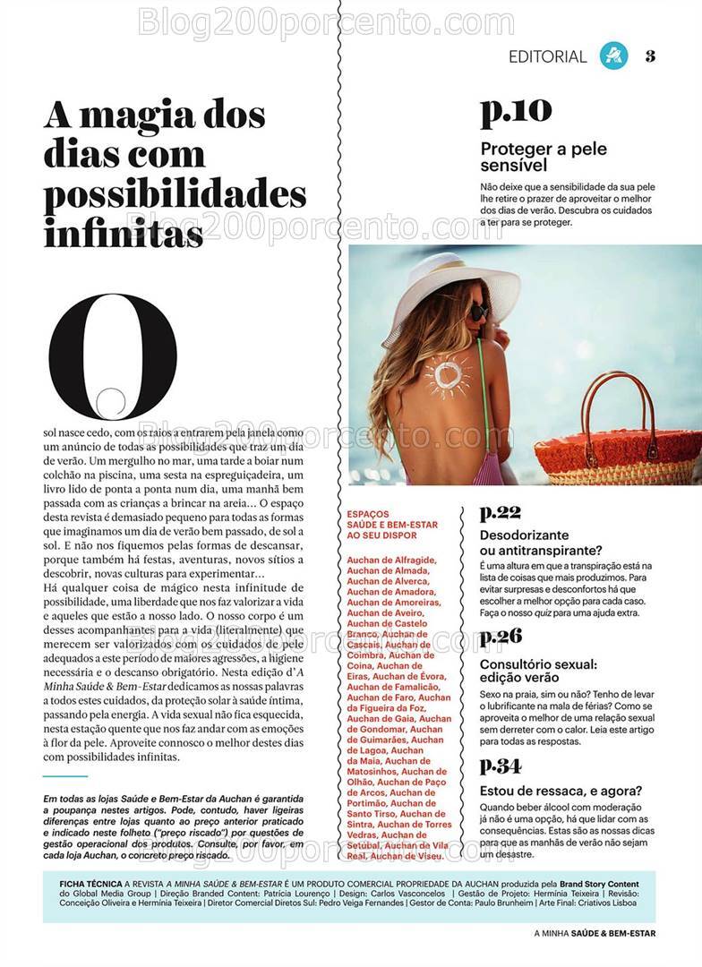 Antevisão Folheto AUCHAN Saúde e Bem-Estar Promoções de 5 agosto a 4 setembro