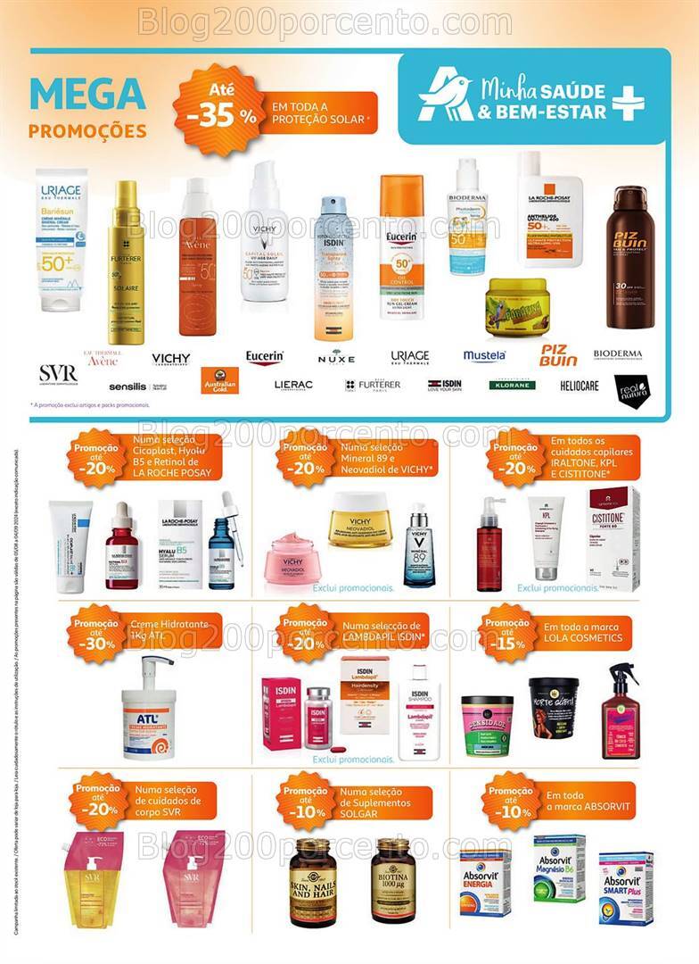 Antevisão Folheto AUCHAN Saúde e Bem-Estar Promoções de 5 agosto a 4 setembro