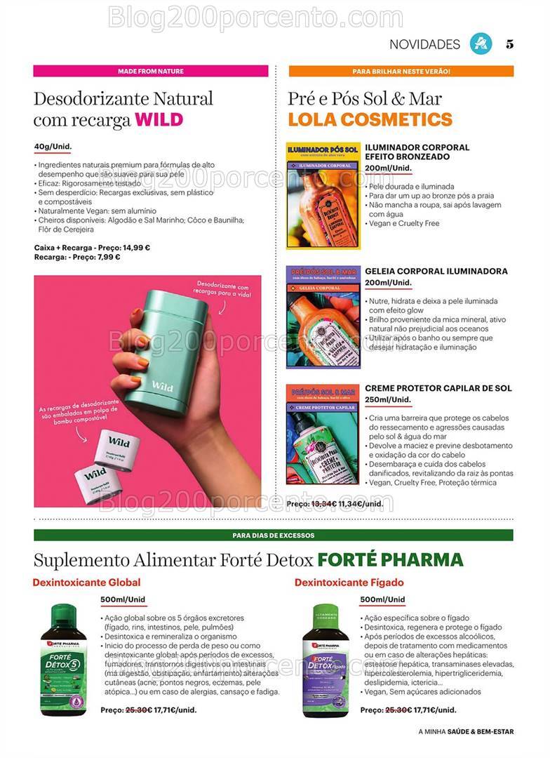 Antevisão Folheto AUCHAN Saúde e Bem-Estar Promoções de 5 agosto a 4 setembro