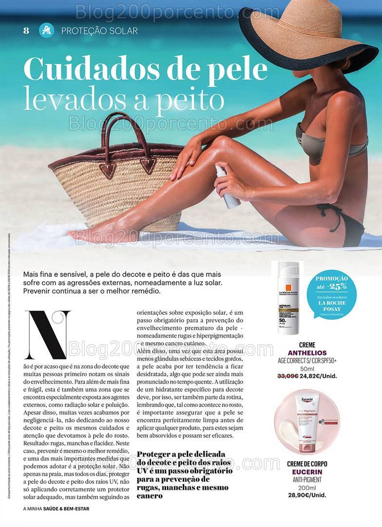 Antevisão Folheto AUCHAN Saúde e Bem-Estar Promoções de 5 agosto a 4 setembro