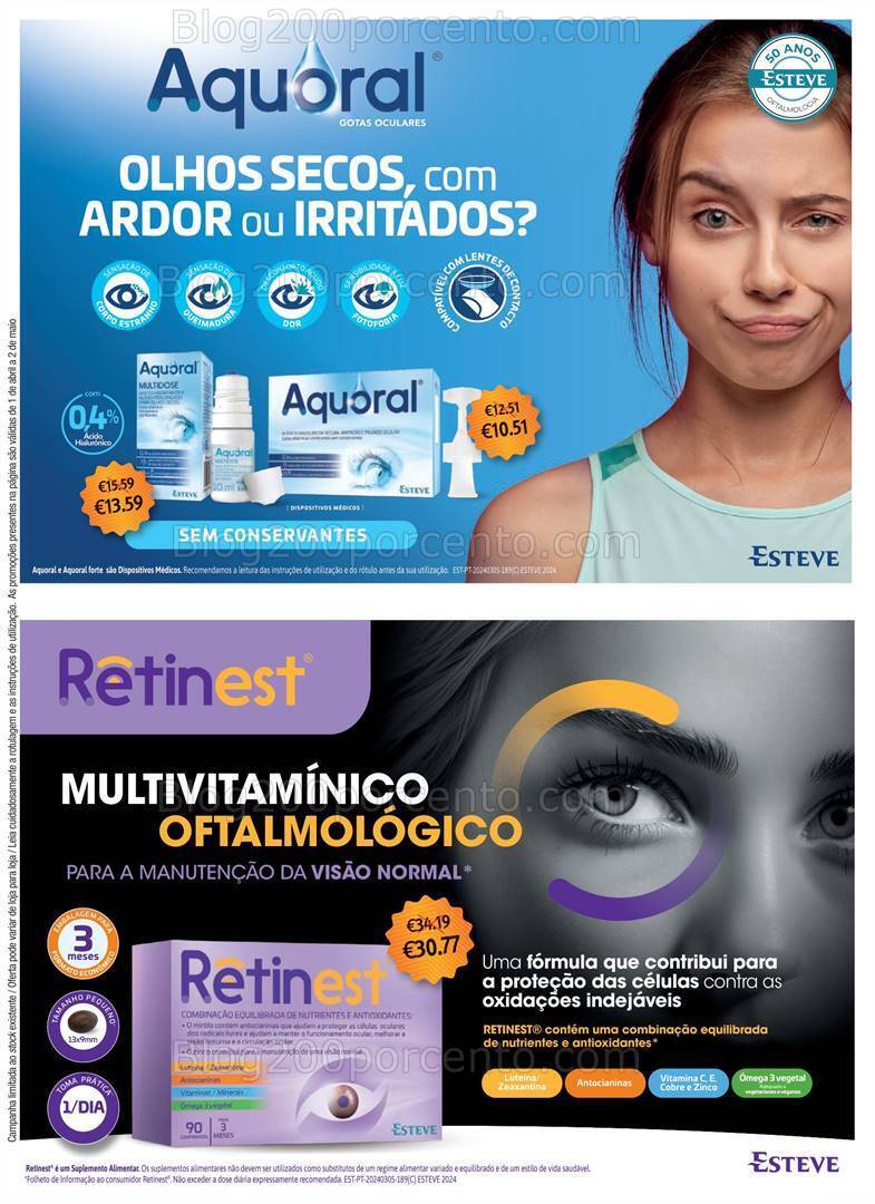 Antevisão Folheto AUCHAN Saúde e Bem-Estar Promoções de 1 abril a 2 maio