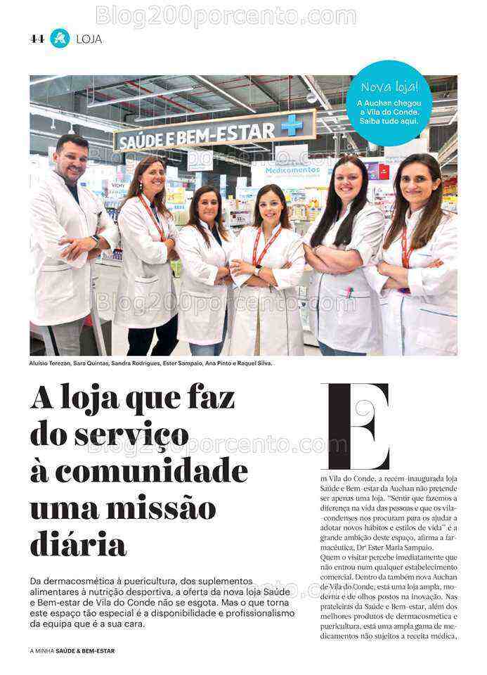 Antevisão Folheto AUCHAN Saúde e Bem Estar Promoções de 2 julho a 2 agosto